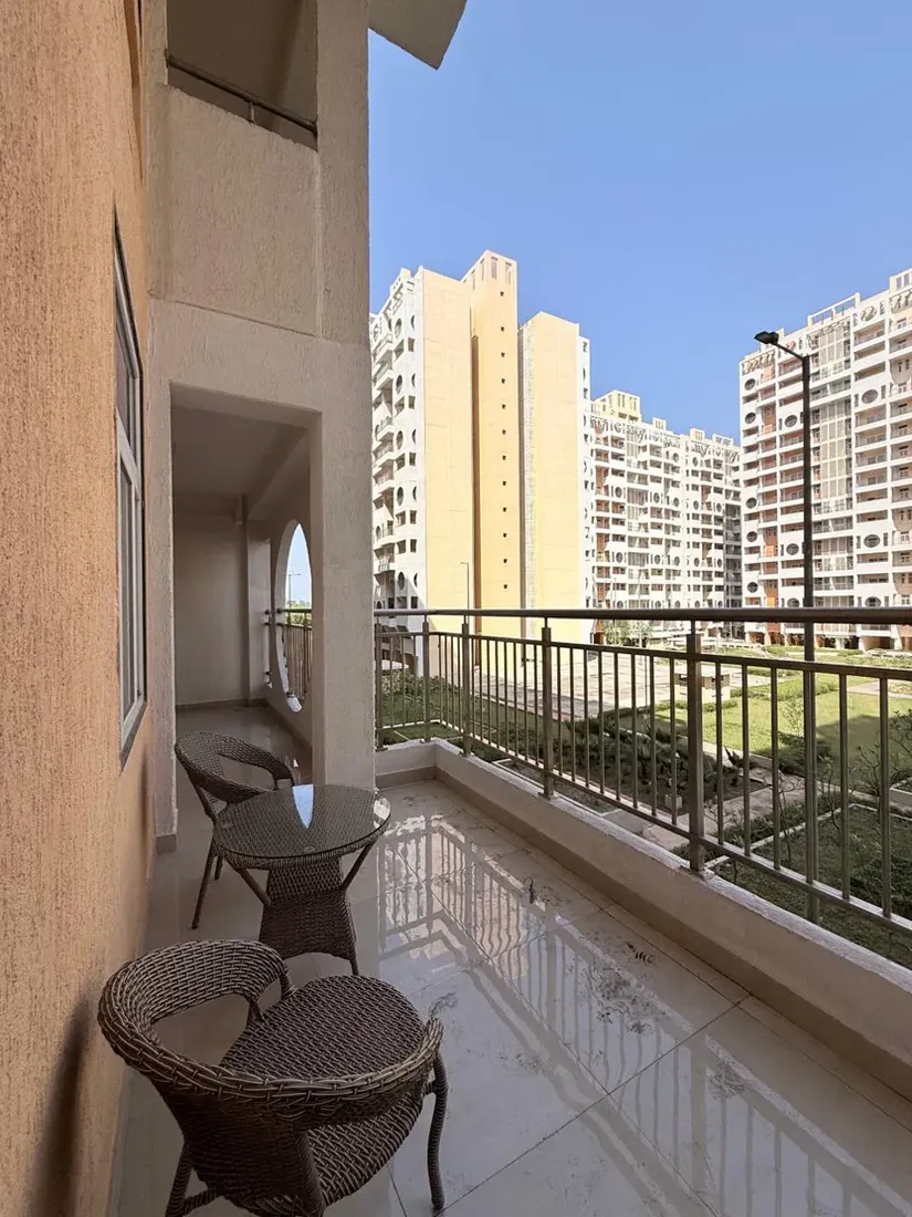 DDA flat Narela balcony view