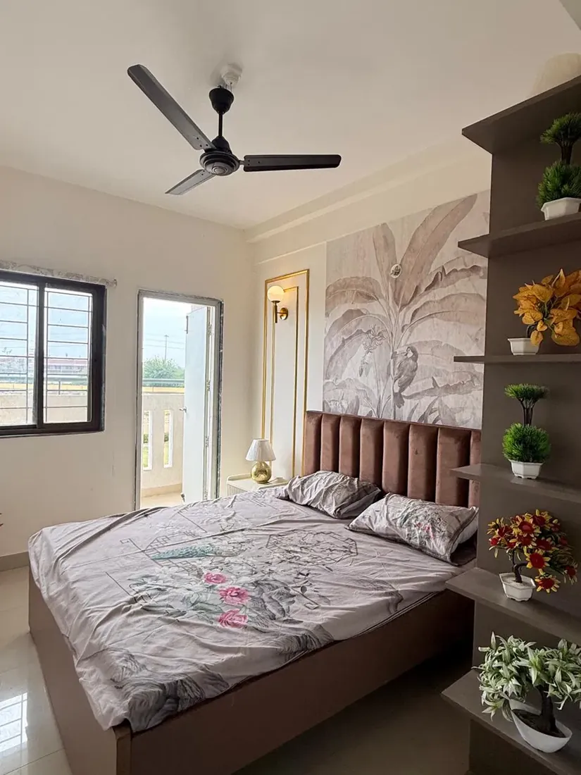 DDA flat Narela bedroom with balcony access