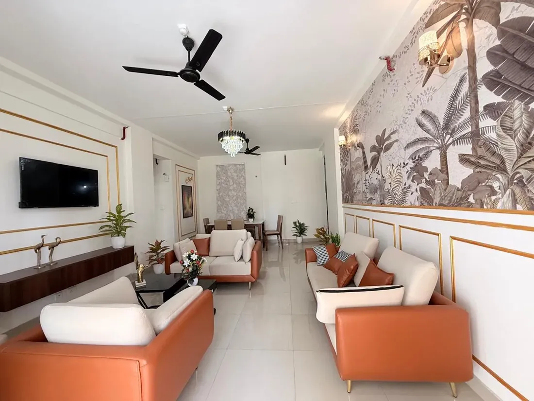 DDA HIG flat Narela living room